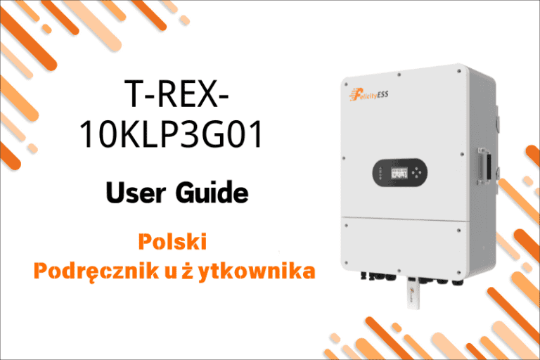 T-REX- 10KLP3G01 波兰语说明书封面