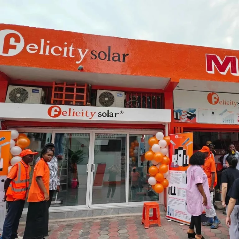 Outside store -Felicitysolar Opened Kinshasa Offline Store